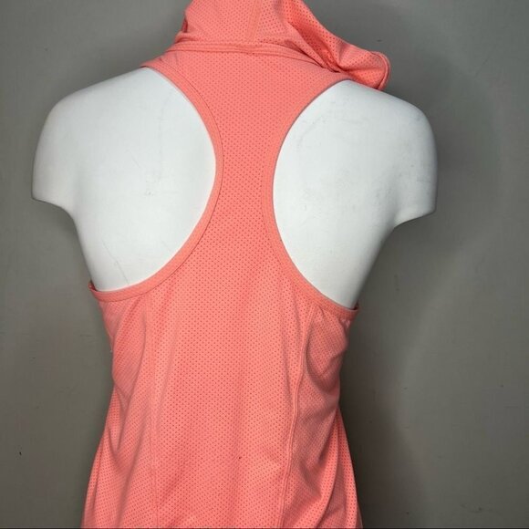LORNA Jane Orange Sleeveless Racer Back hoody Size M - Picture 4 of 8